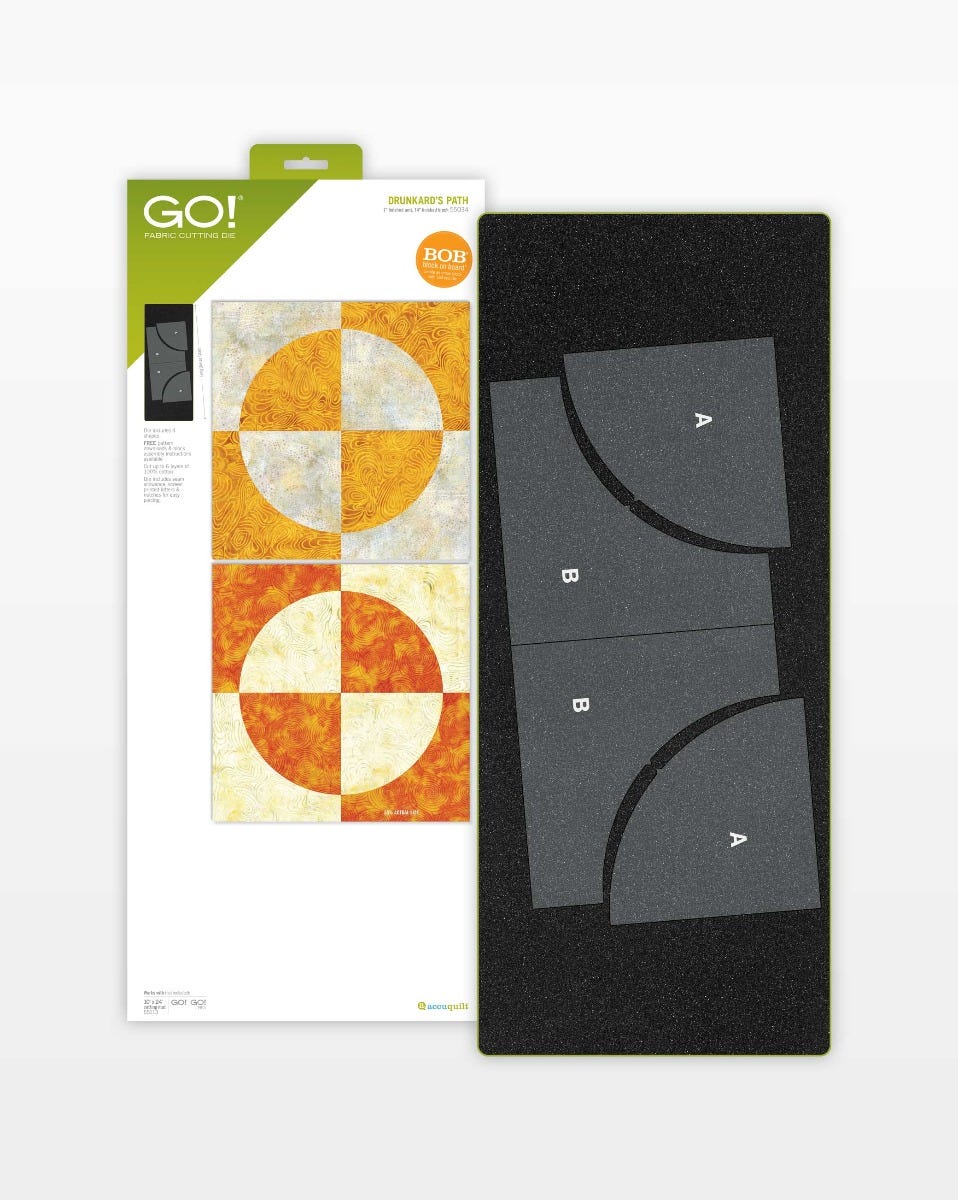 GO! Drunkard's Path - 7" Finished Die (#55034)