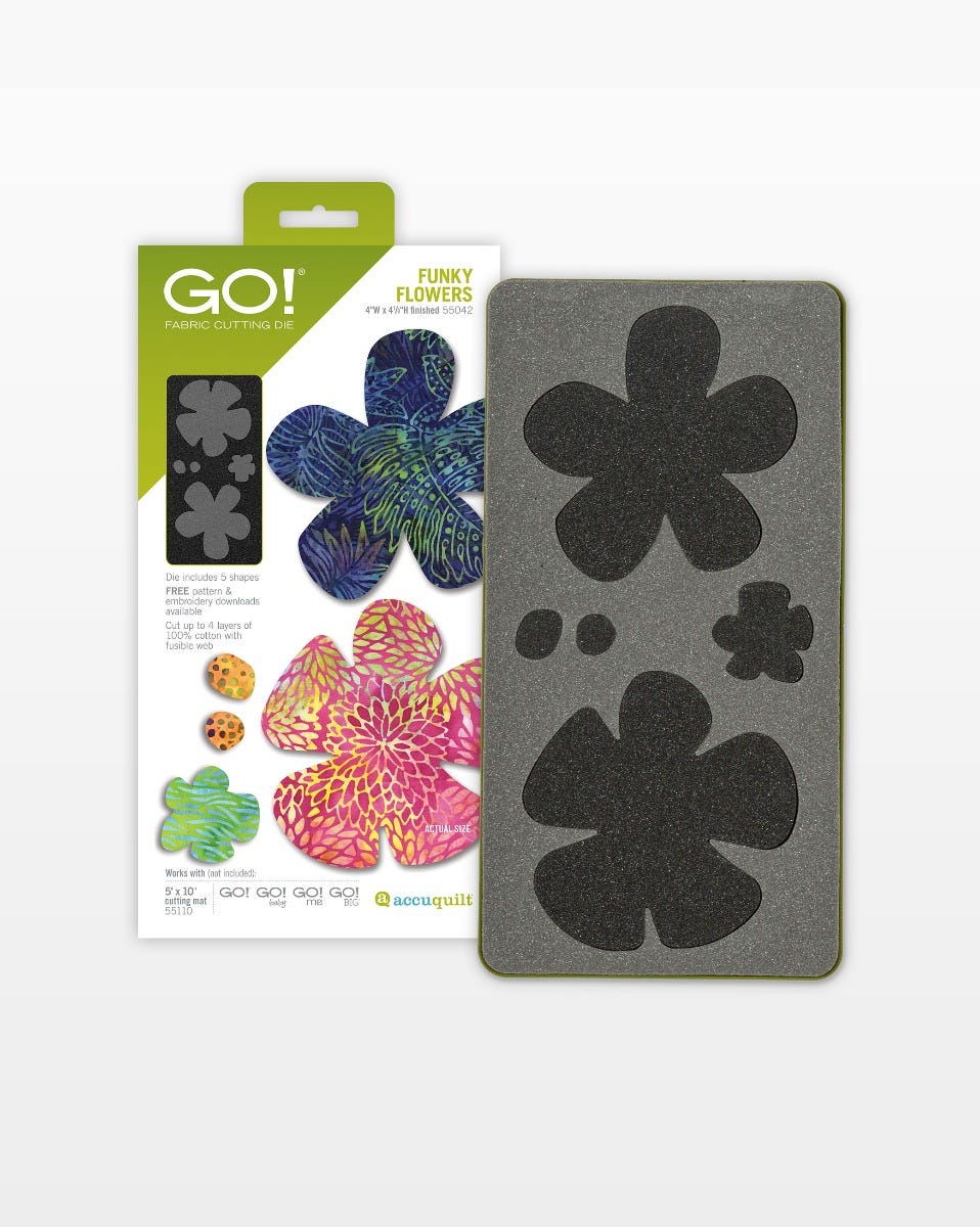 GO! Funky Flowers Die (#55042)
