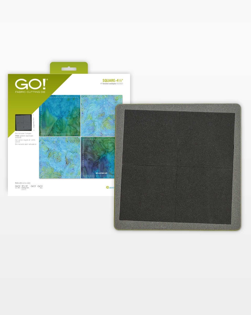 GO! Square - 4 1/2" (4" Finished) Multiples Die (#55060)