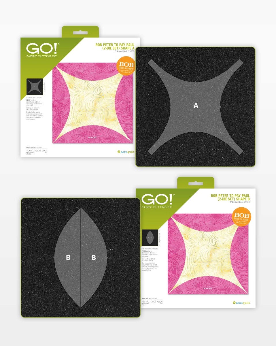 GO! Rob Peter to Pay Paul - (7" Finished) (2 - Die Set) Die (#55068)