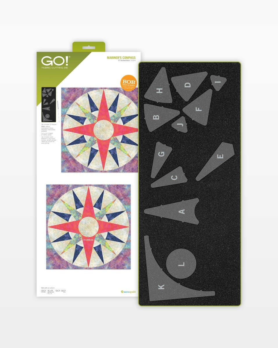 GO! Mariner's Compass - 12" Finished Die (#55194)