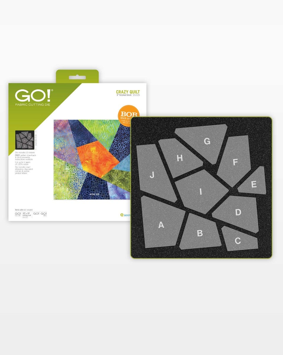 GO! Crazy Quilt - 6" Finished Die (#55226)