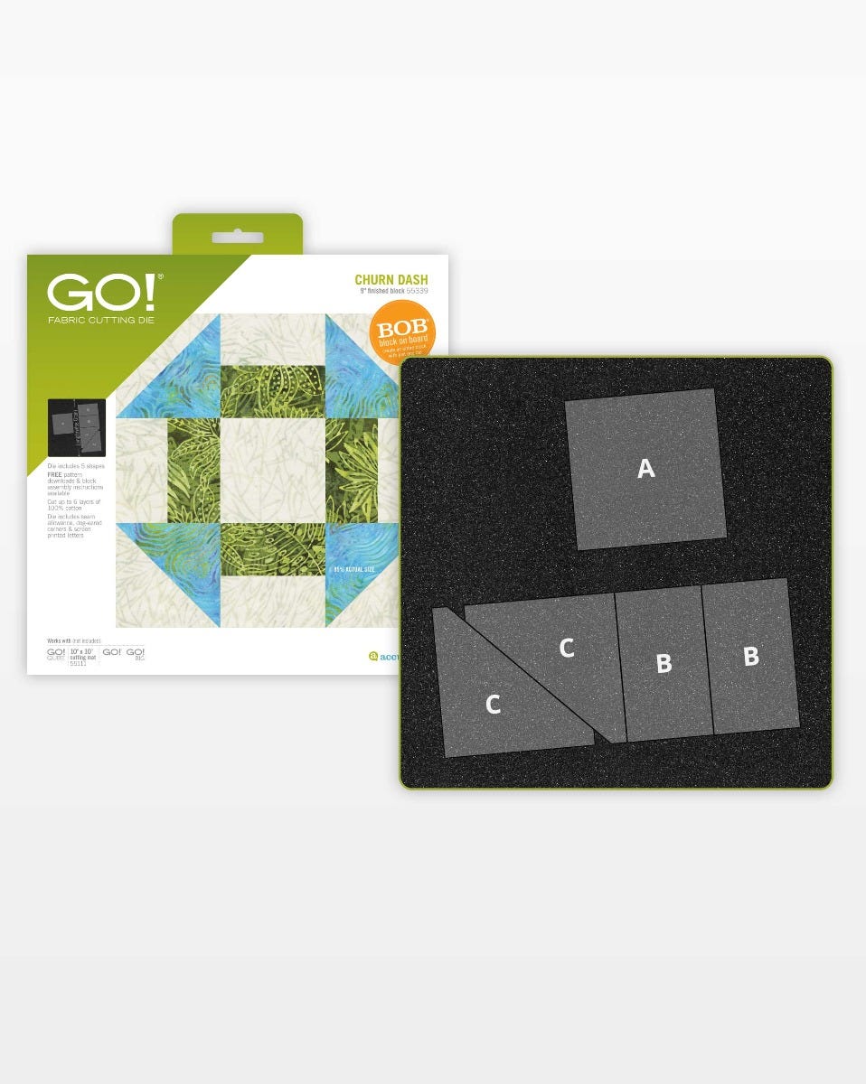 GO! Churn Dash - 9" Finished Die (#55339)