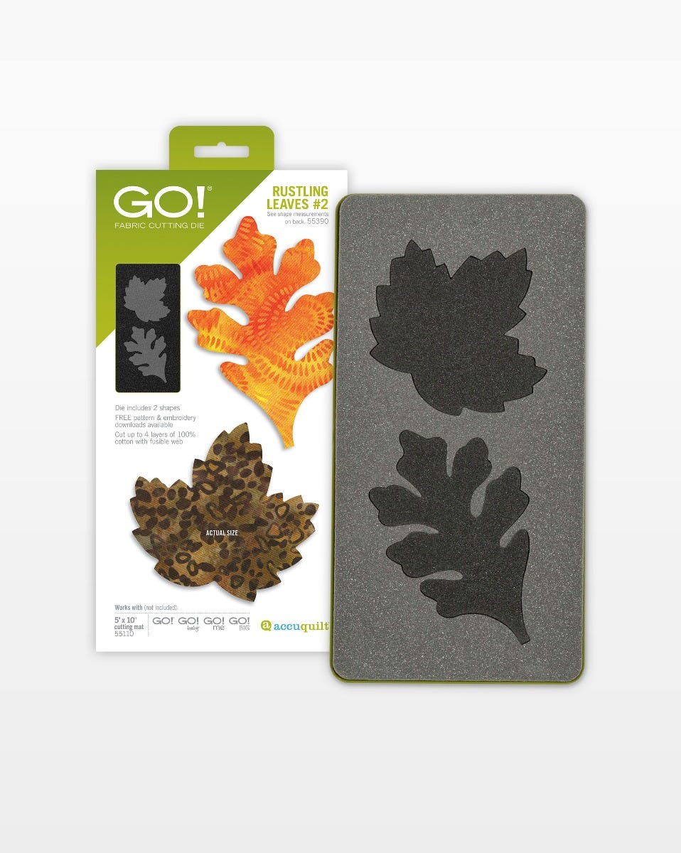 GO! Rustling Leaves #2 - Maple and Oak (Large) Die (#55390)