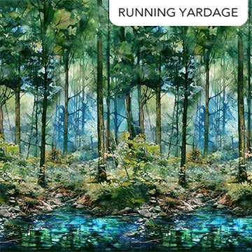 Serenity Springs Running Yardage - 108" Wide - Northcott