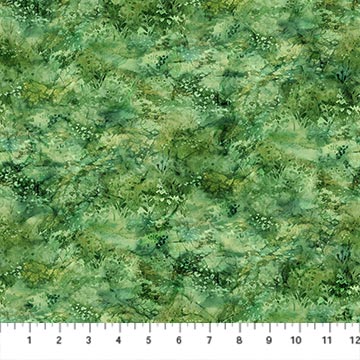 Serenity Springs - Trees - Lt Green - 44" Wide - Northcott