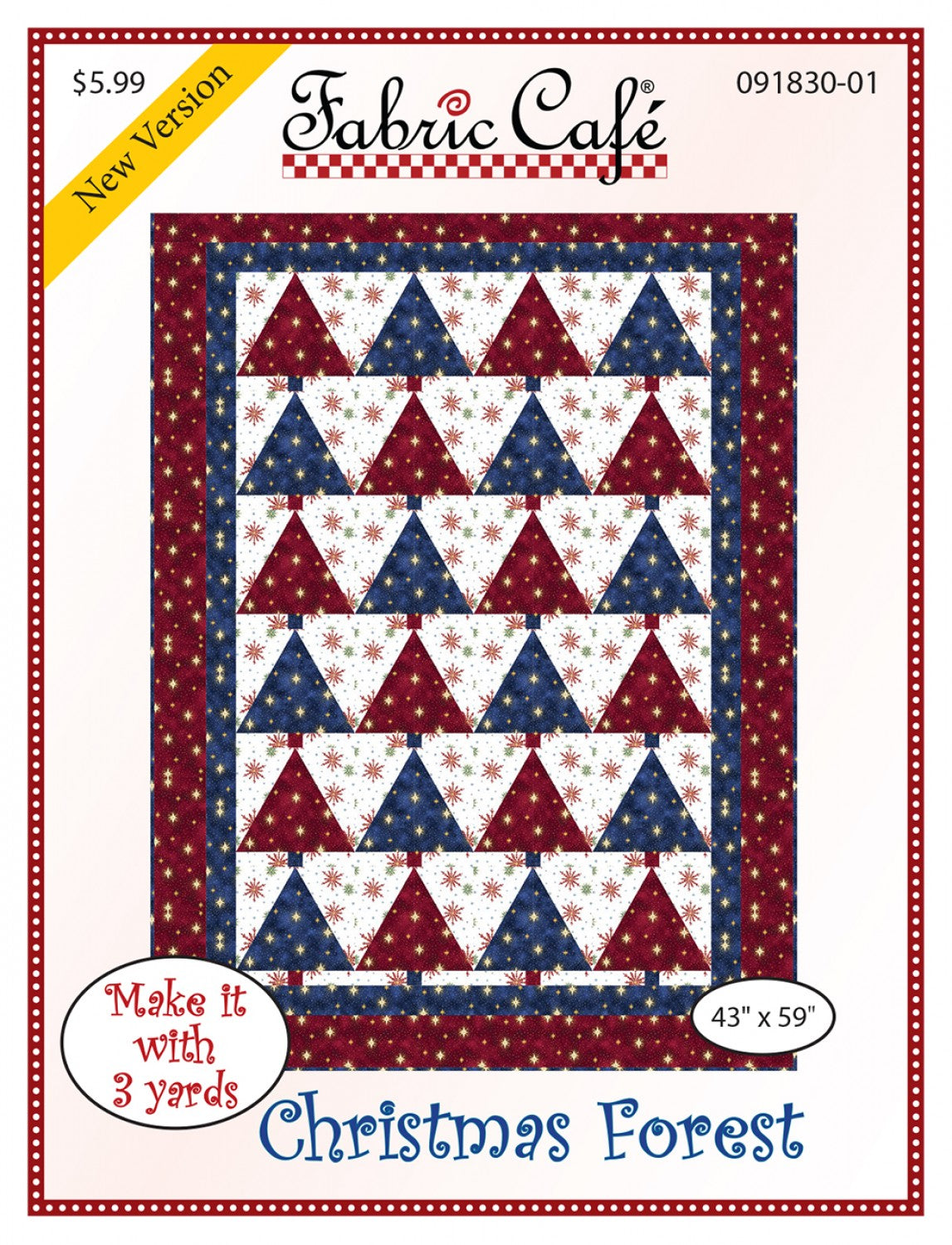 Christmas Forest - Quilt Pattern - Fabric Cafe