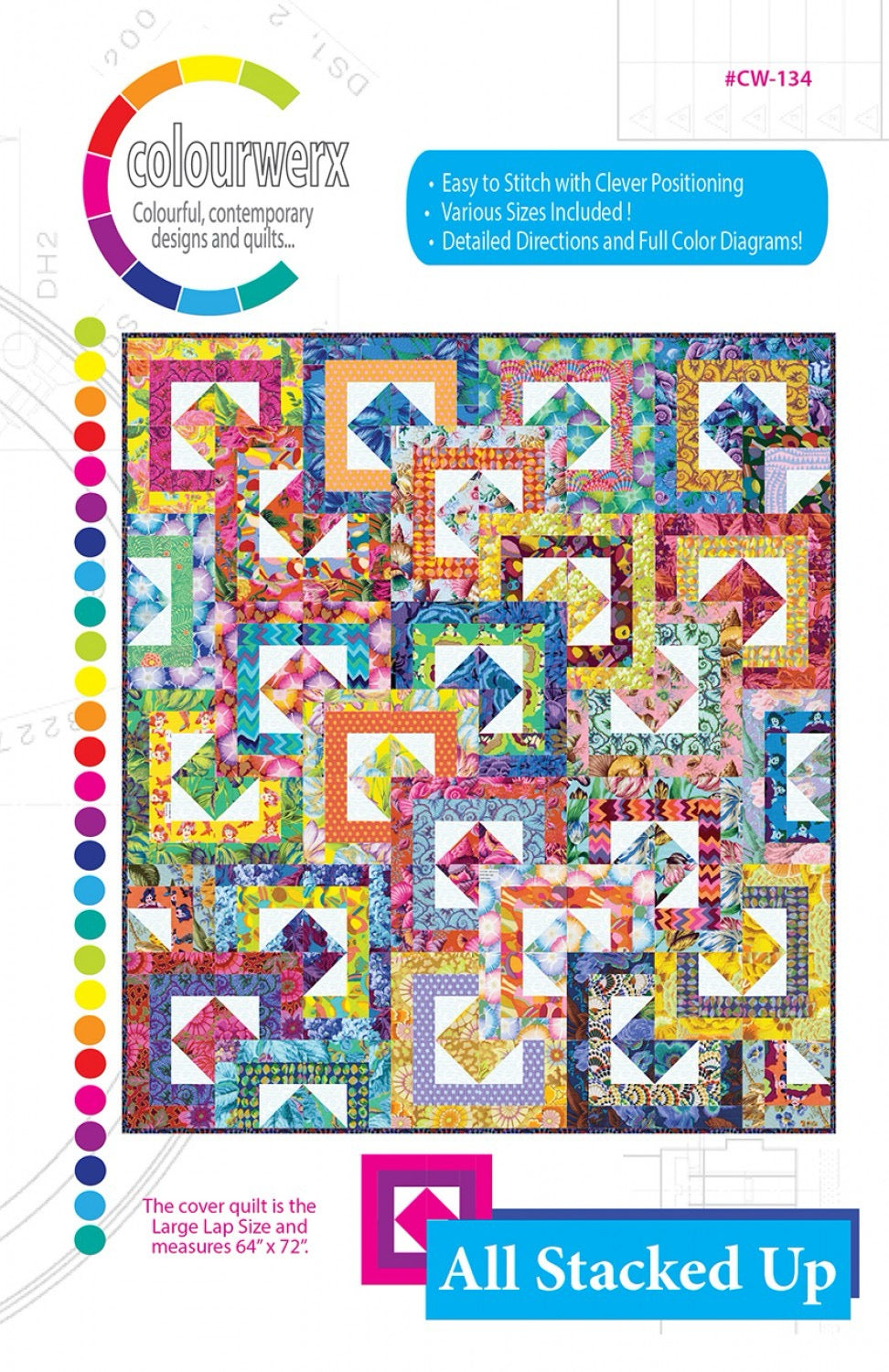 All Stacked Up - Colourwerx - Quilt Pattern - Northcott