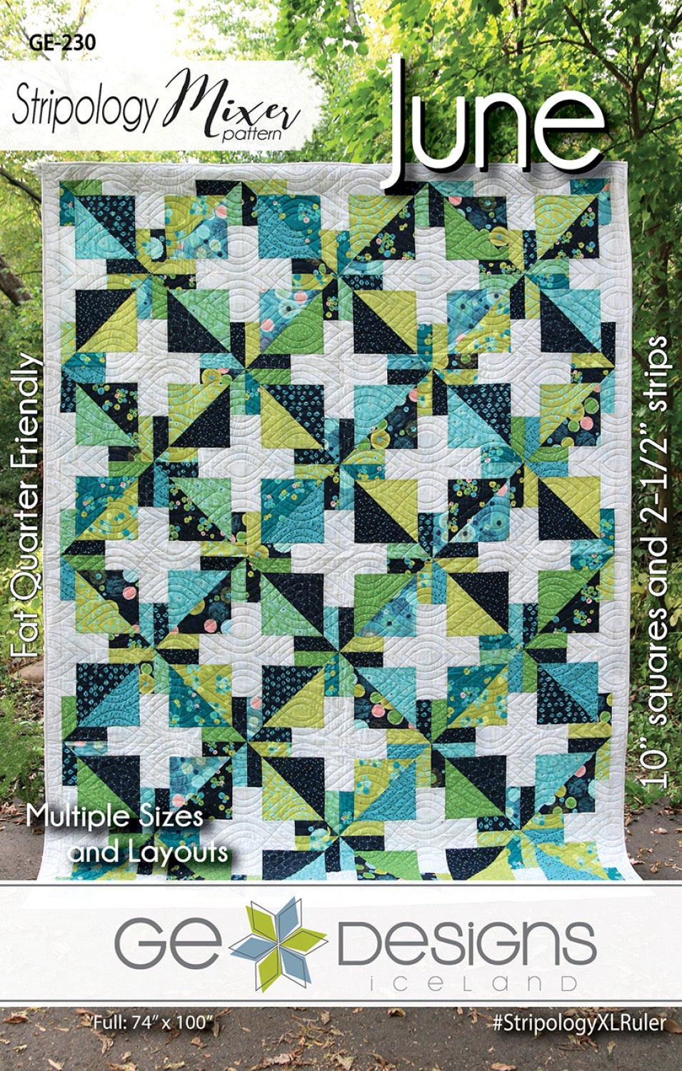 June - Quilt Pattern - G. E. Designs