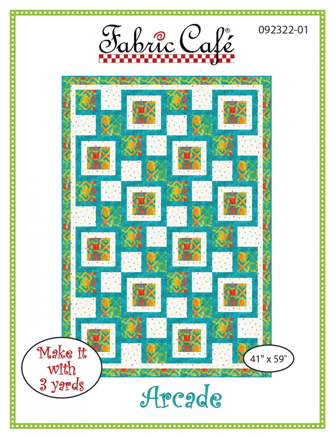 Arcade - Quilt Pattern - Fabric Cafe