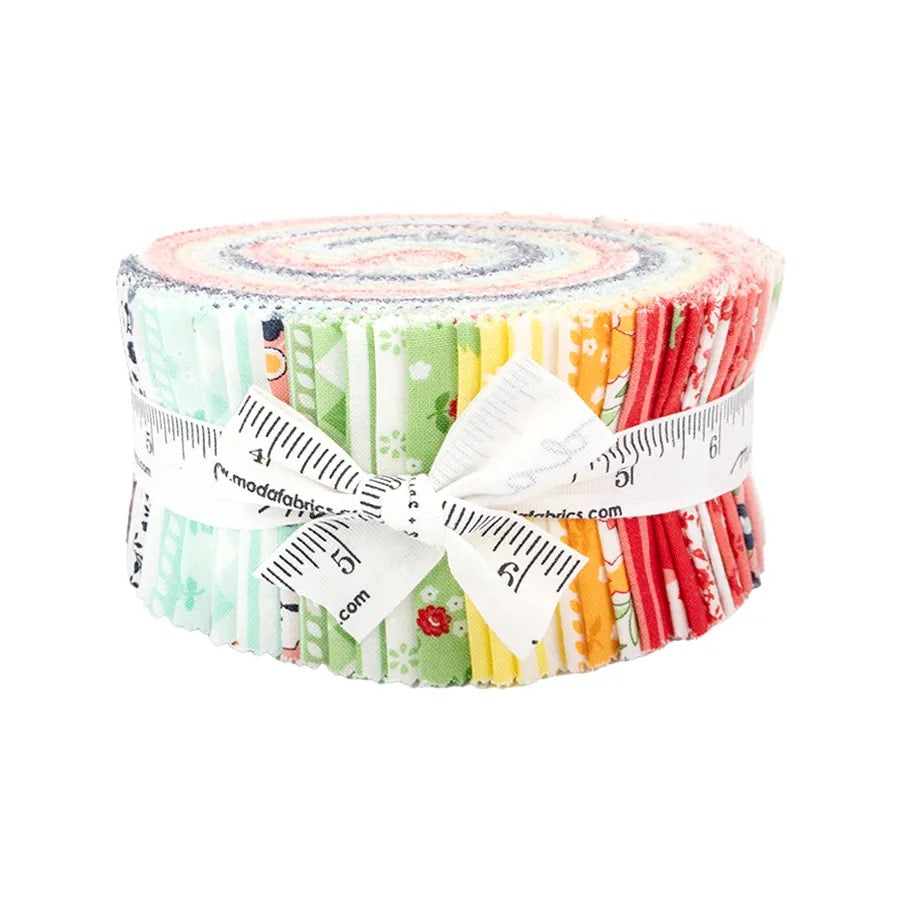 Summertime - Jelly Roll - 2 1/2" Strips - 40 Pieces - Moda