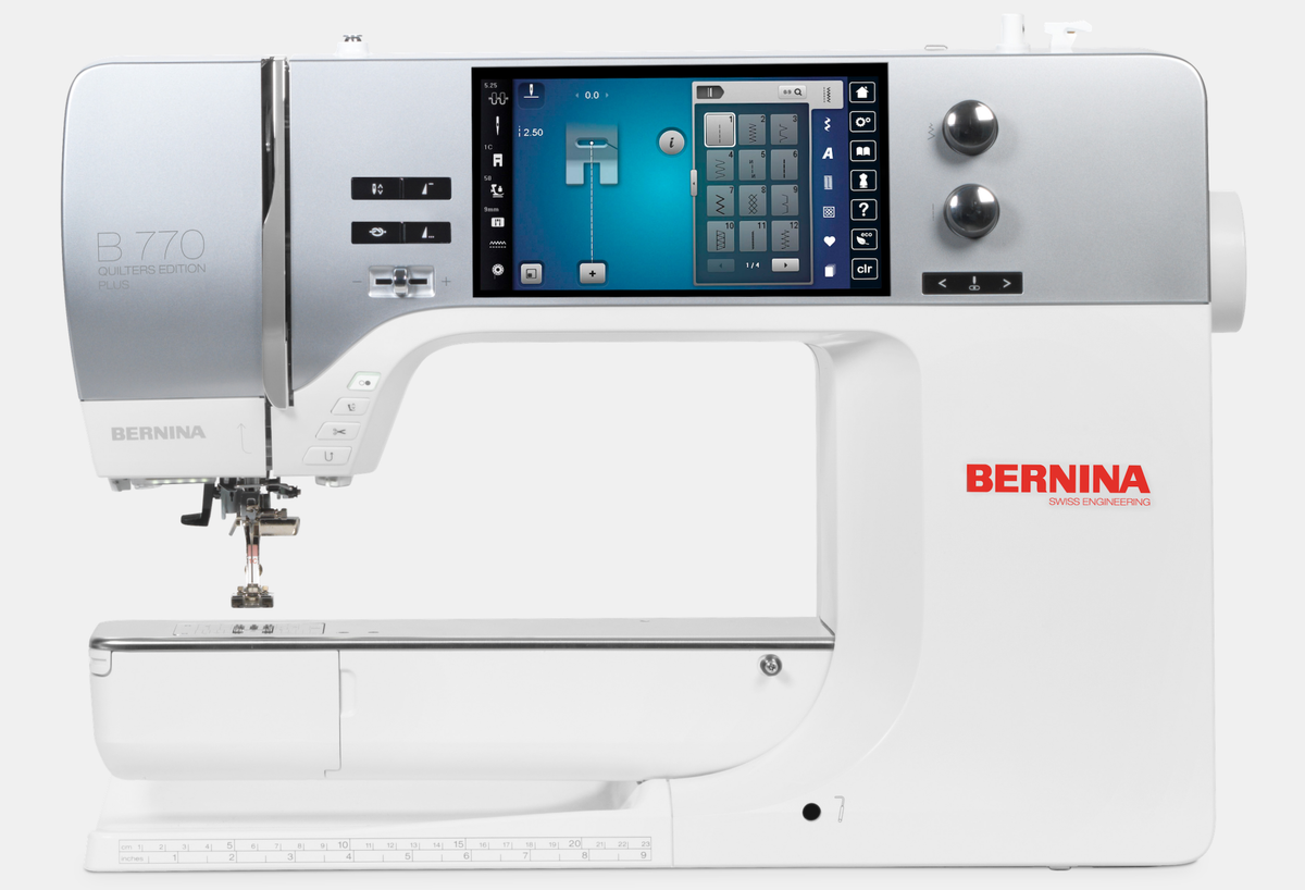 BERNINA 770 QE Plus - front sewing-machine view