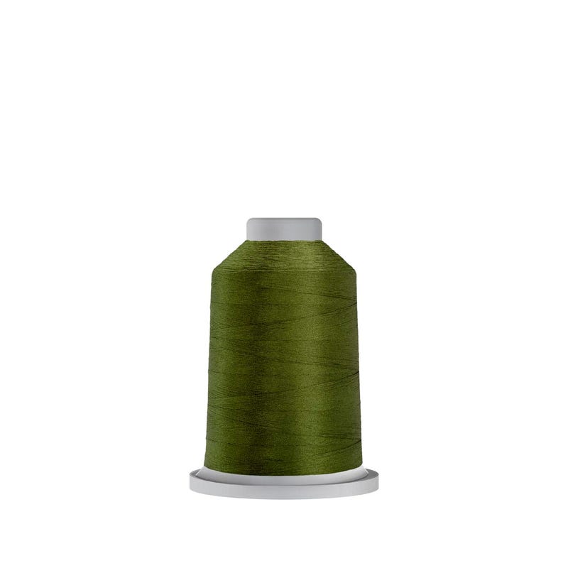 Glide 40 wt. polyester thread in Aloe (#60371), 1000m spool by Fil-Tec