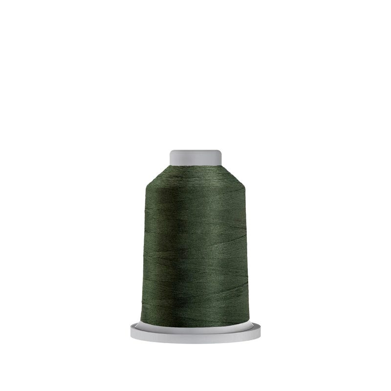 Glide 40 wt. polyester thread in Basil (#65555), 1000m spool by Fil-Tec