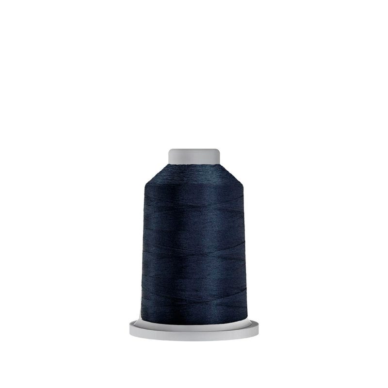 Glide 40 wt. polyester thread in Bright Blue (#30288), 1000m spool by Fil-Tec