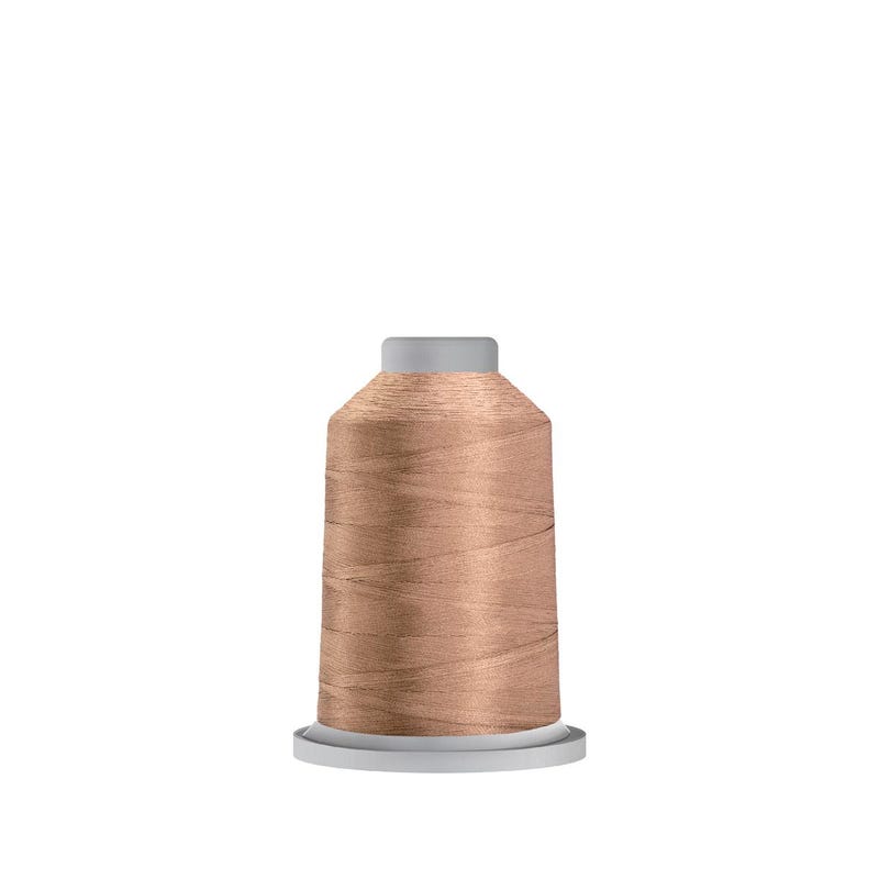 Glide 40 wt. polyester thread in Camel (#24665), 1000m spool by Fil-Tec