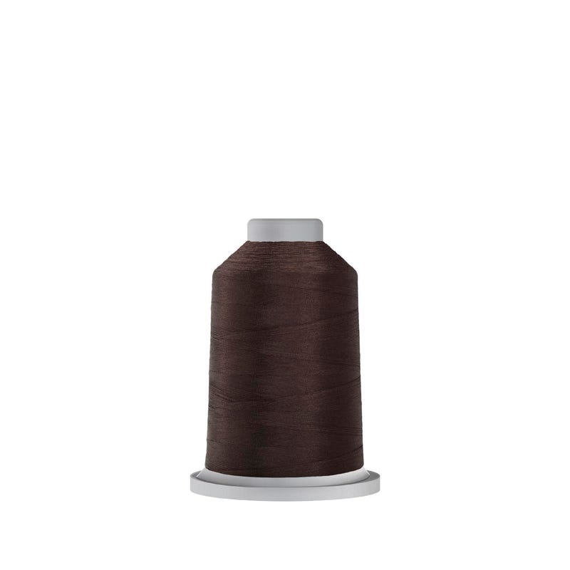 Glide 40 wt. polyester thread in Dark Brown (#20476), 1000m spool by Fil-Tec