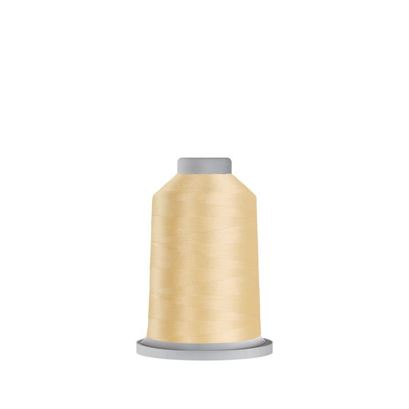Glide 40 wt. polyester thread in Eggnog (#87401), 1000m spool by Fil-Tec