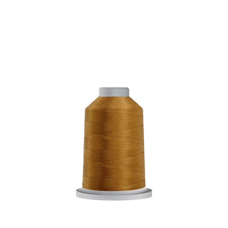 Glide 40 wt. polyester thread in Honey Gold (#80125), 1000m spool by Fil-Tec