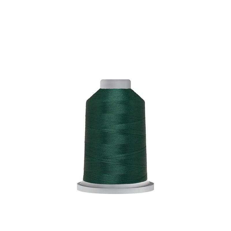 Glide 40 wt. polyester thread in Hunter (#63302), 1000m spool by Fil-Tec