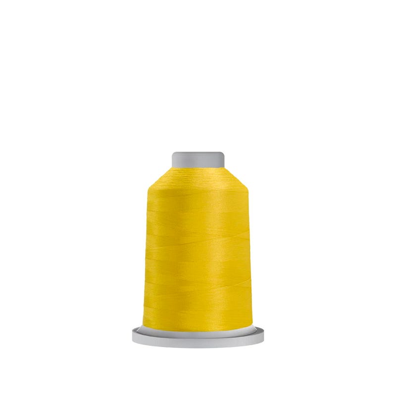 Glide 40 wt. polyester thread in Lemon (#80101), 1000m spool by Fil-Tec