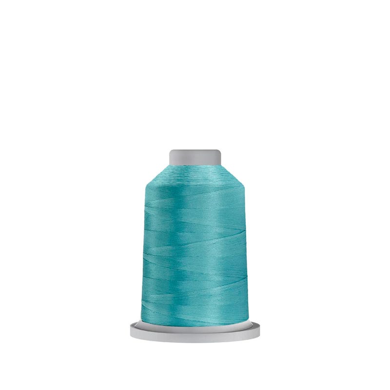 Glide 40 wt. polyester thread in Light Turquoise (#32975), 1000m spool by Fil-Tec