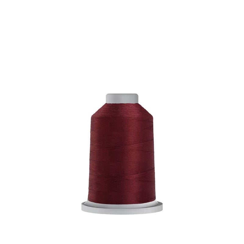 Glide 40 wt. polyester thread in Maroon (#70209), 1000m spool by Fil-Tec