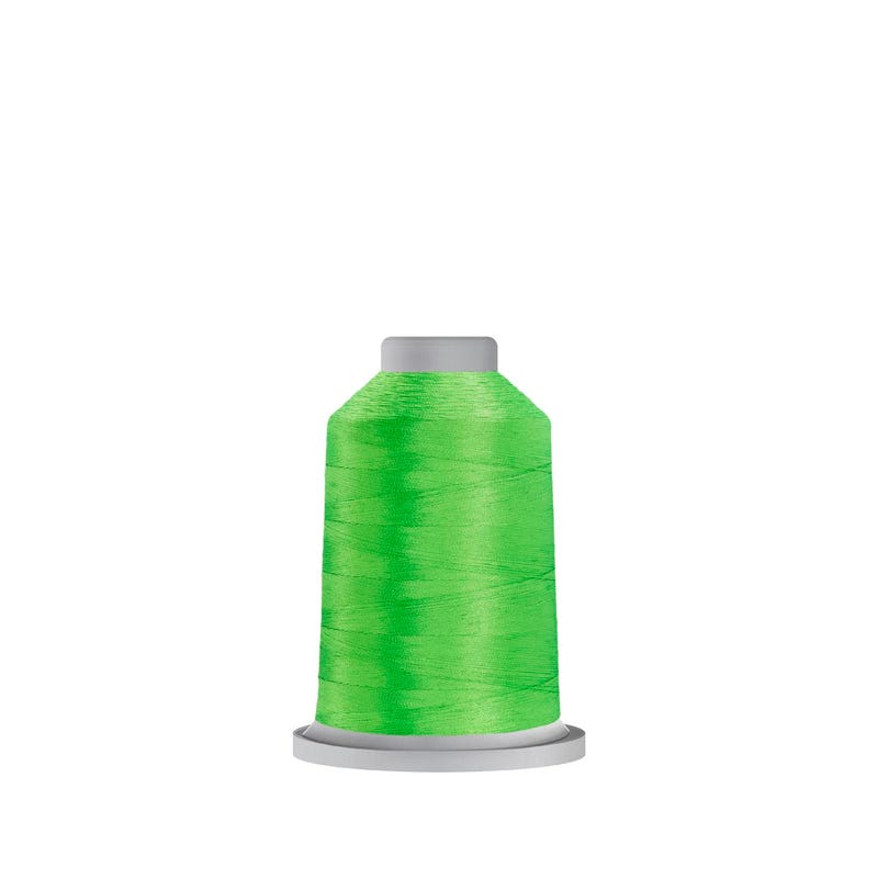 Glide 40 wt. polyester thread in Neon Green (#90360), 1000m spool by Fil-Tec