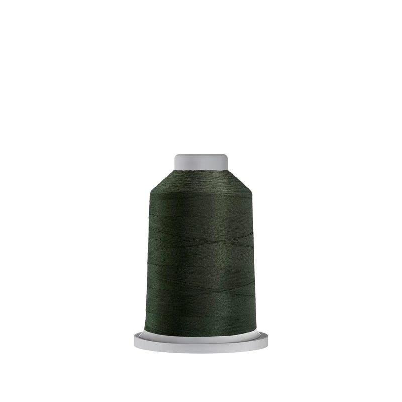 Glide 40 wt. polyester thread in Olive (#65615), 1000m spool by Fil-Tec