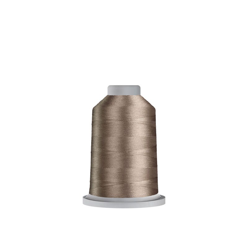 Glide 40 wt. polyester thread in Oyster (#27531), 1000m spool by Fil-Tec