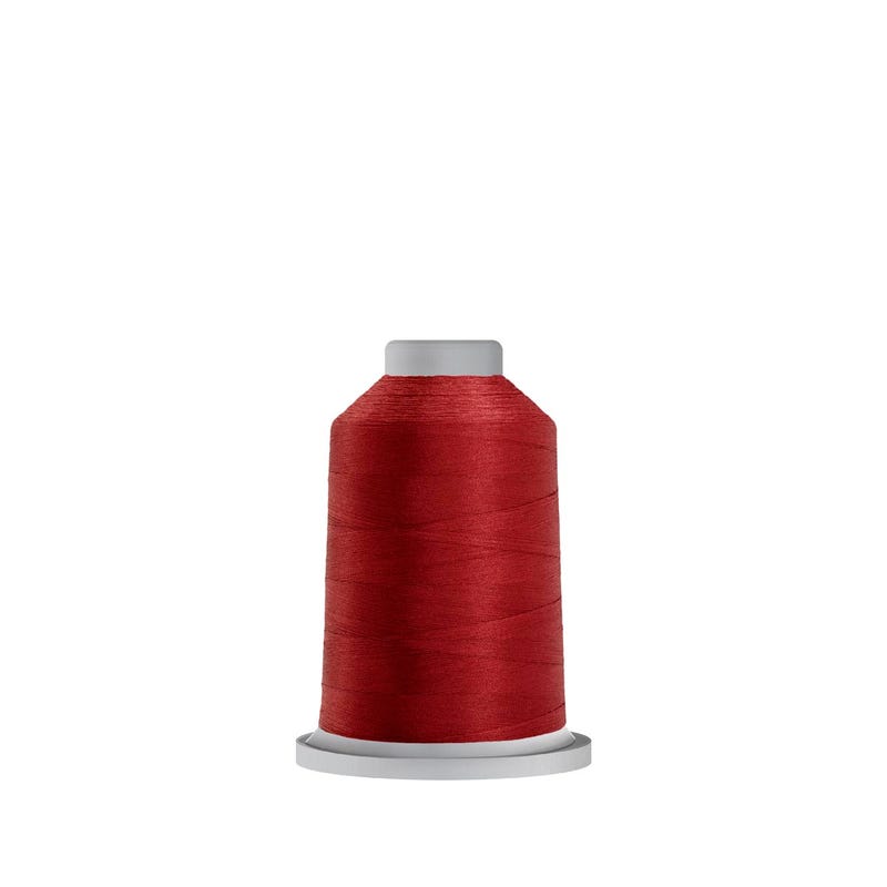 Glide 40 wt. polyester thread in Ruby (#70187), 1000m spool by Fil-Tec