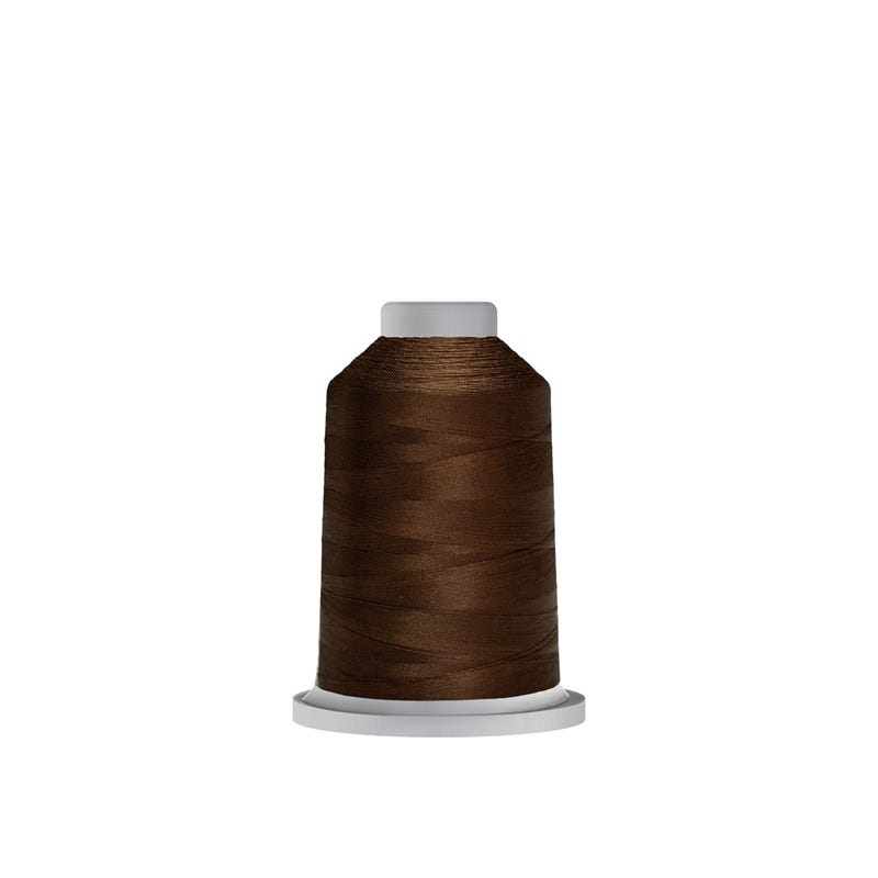 Glide 40 wt. polyester thread in Spice Brown (#27582), 1000m spool by Fil-Tec