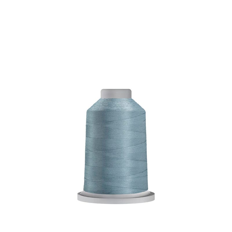 Glide 40 wt. polyester thread in Steel Blue (#38201), 1000m spool by Fil-Tec