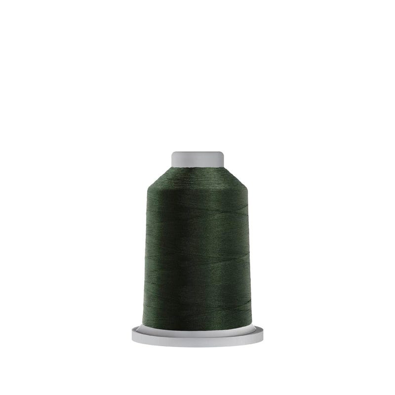 Glide 40 wt. polyester thread in Totem Green (#60350), 1000m spool by Fil-Tec