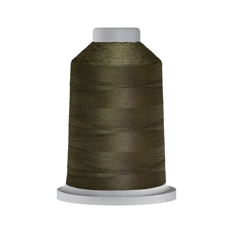 Glide 40 wt. polyester thread in Olive Drab (#60455), 5000m spool by Fil-Tec