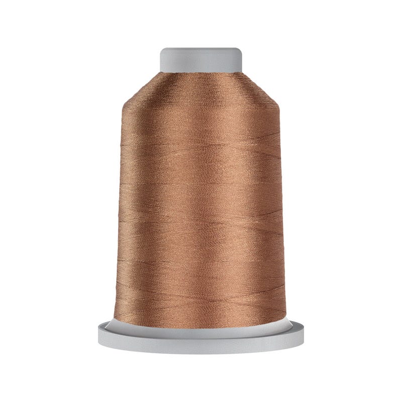 Glide 40 wt. polyester thread in Acorn (#24485), 5000m spool by Fil-Tec