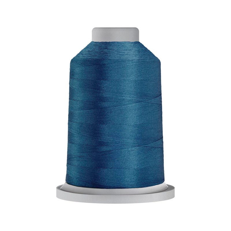 Glide 40 wt. polyester thread in Air Force Blue (#32382), 5000m spool by Fil-Tec