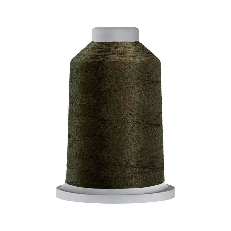 Glide 40 wt. polyester thread in Army (#60418), 5000m spool by Fil-Tec