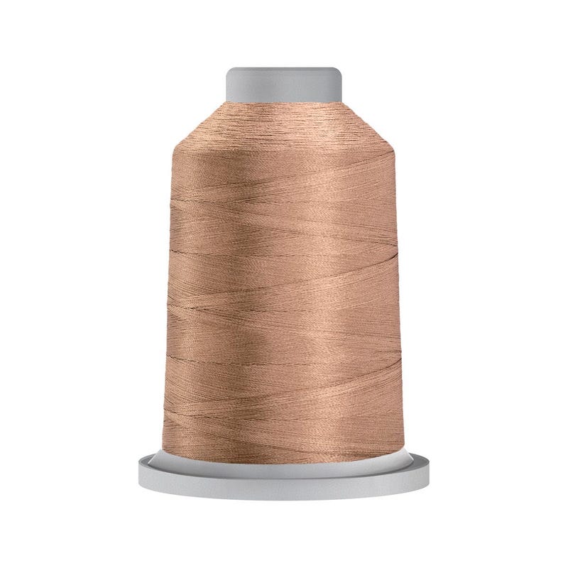 Glide 40 wt. polyester thread in Camel (#24665), 5000m spool by Fil-Tec
