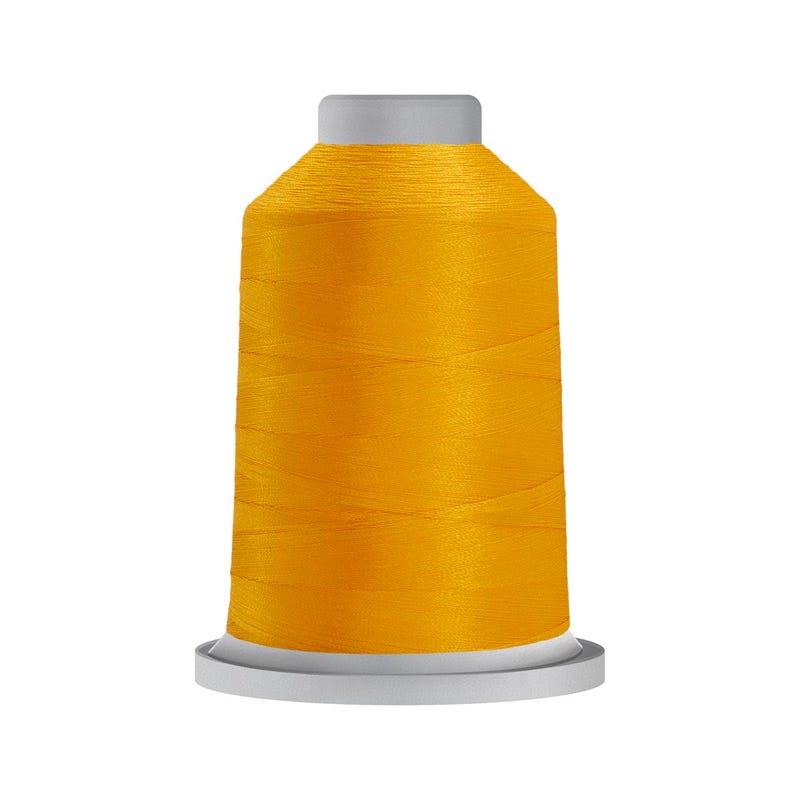 Glide 40 wt. polyester thread in Canary (#80123), 5000m spool by Fil-Tec