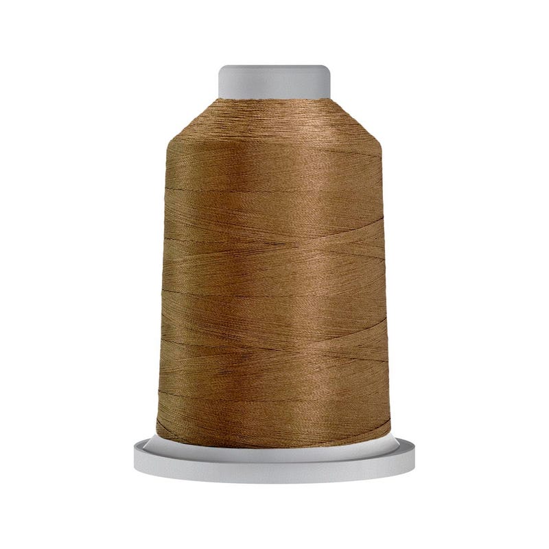 Glide 40 wt. polyester thread in Caramel (#20467), 5000m spool by Fil-Tec