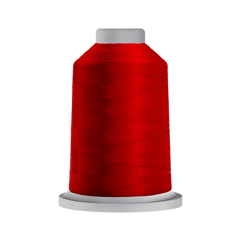 Glide 40 wt. polyester thread in Cardinal (#70001), 5000m spool by Fil-Tec