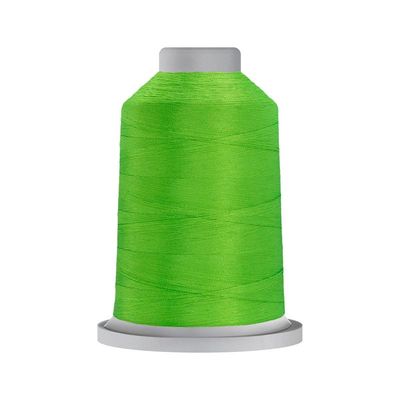Glide 40 wt. polyester thread in Chartreuse (#60802), 5000m spool by Fil-Tec