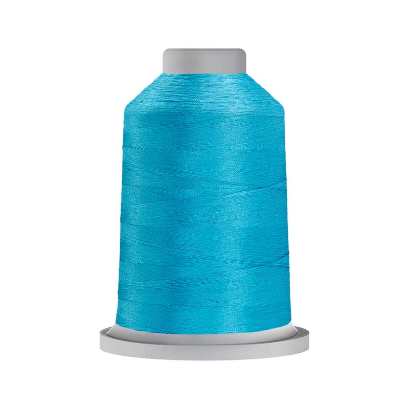 Glide 40 wt. polyester thread in Dark Aqua (#92985), 5000m spool by Fil-Tec