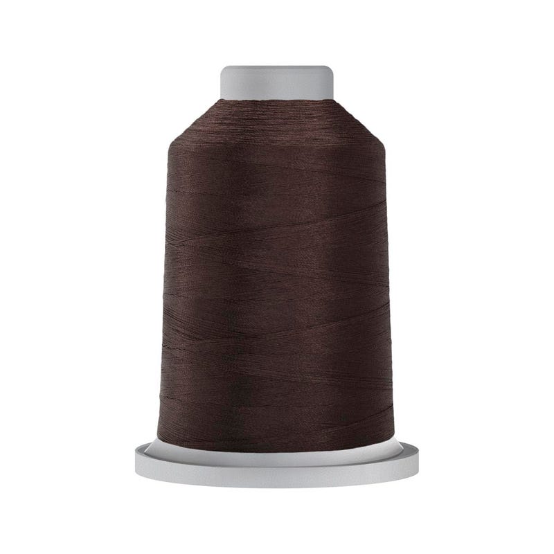 Glide 40 wt. polyester thread in Dark Brown (#20476), 5000m spool by Fil-Tec