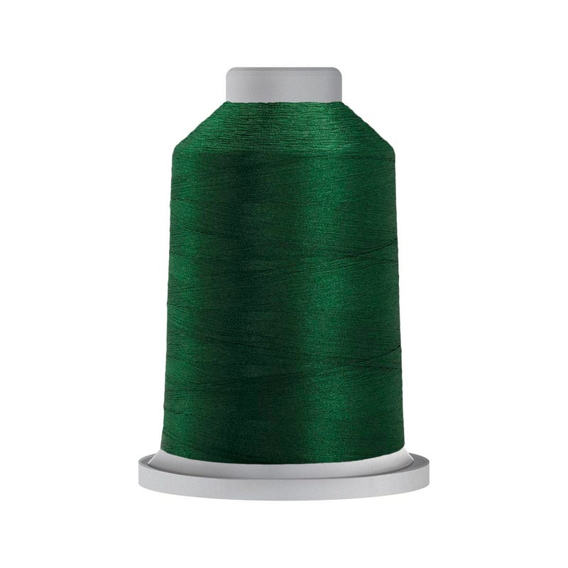 Glide 40 wt. polyester thread in Emerald (#63425), 5000m spool by Fil-Tec