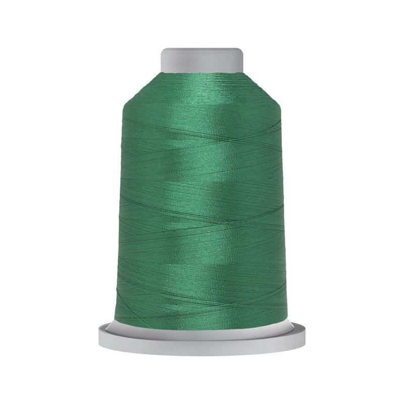Glide 40 wt. polyester thread in Jungle Green (#64422), 5000m spool by Fil-Tec