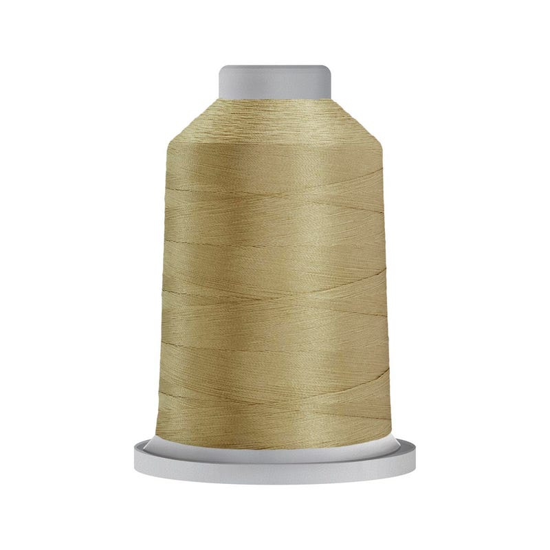 Glide 40 wt. polyester thread in Khaki (#24525), 5000m spool by Fil-Tec