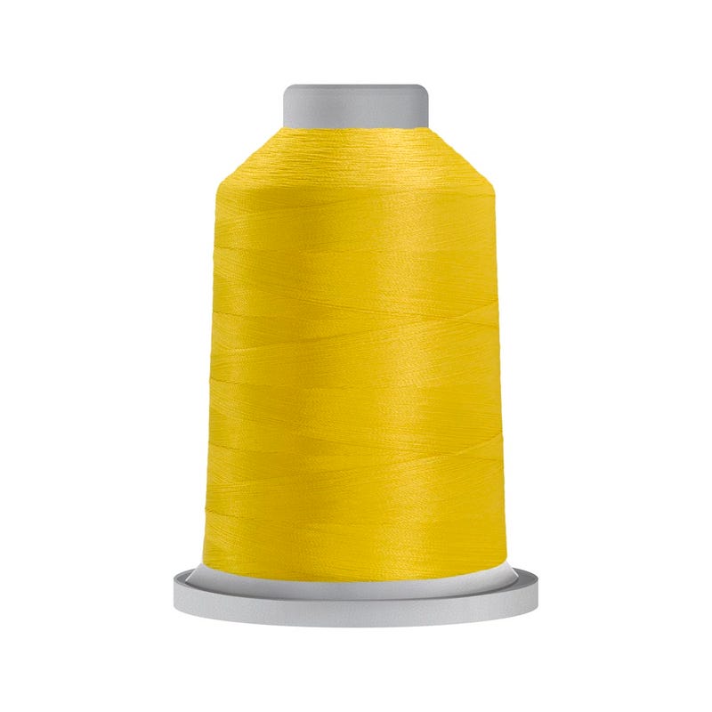 Glide 40 wt. polyester thread in Lemon (#80101), 5000m spool by Fil-Tec