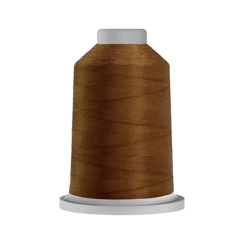Glide 40 wt. polyester thread in Light Copper (#20730), 5000m spool by Fil-Tec